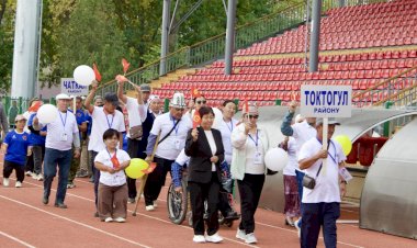 Жалал-Абадда мүмкүнчүлүгү чектелген жарандардын облустук спартакиадасы өттү