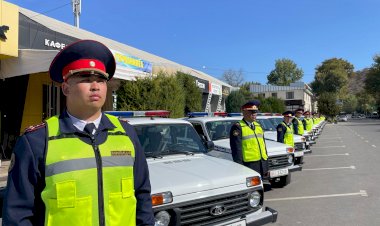 Жалал-Абадда милиция кызматкерлерине  18 даана  кызматтык унаа тапшырылды