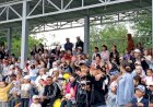 Тогуз-Тородо 1-июнь Балдарды коргоо күнүн утурлай миңдей балага балмаздак таратылып, театралдаштырылган көрүнүш, оюш-зоок уюштурулду