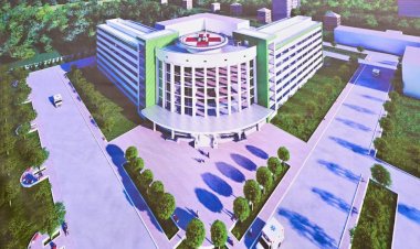 Жалал-Абад облустук ооруканасында жети кабаттуу имараттын курулушуна старт берилди