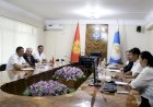 Нурлан Эрматов Түркиянын Кыргызстандагы элчисин кабыл алды