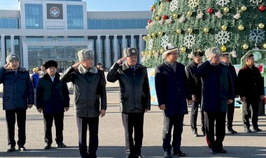 Жалал-Абад облустук милициясы Жаңы жылга карата гарнизондук саптык кароо өткөрдү