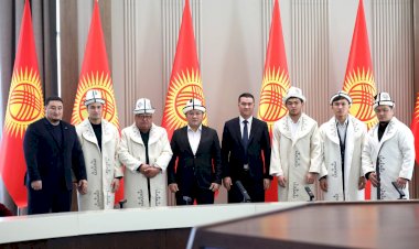 Манас шаарында жыл жыйынтыгы менен спортчулар сыйланды