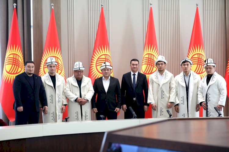 Манас шаарында жыл жыйынтыгы менен спортчулар сыйланды