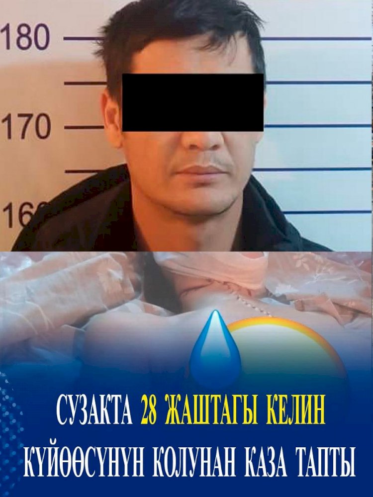 Сузакта 28 жаштагы келин күйөөсүнүн колунан каза тапты