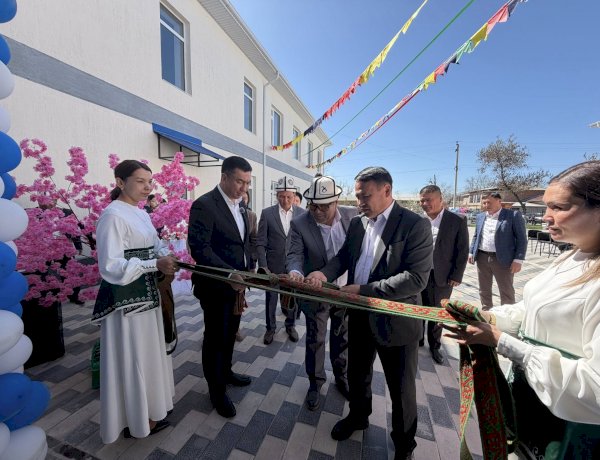 Ноокен районунда капиталдык оңдоп-түзөөдөн өткөн 510 орундуу мектеп пайдаланууга берилди