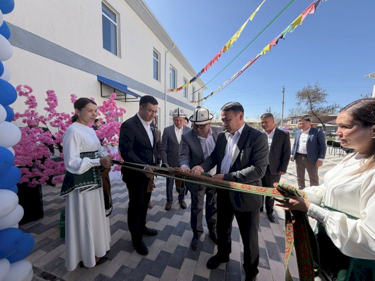 Ноокен районунда капиталдык оңдоп-түзөөдөн өткөн 510 орундуу мектеп пайдаланууга берилди